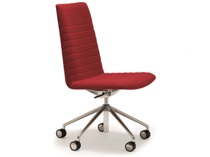 FLEX EXECUTIVE SI1857 - Swivel chair with castors with 5-spoke base _ Andreu World